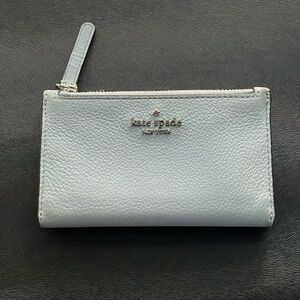 Kate Spade Light Blue Leather Wallet